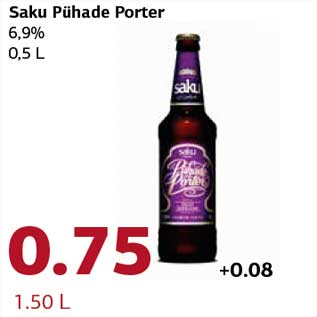 Allahindlus - Saku Pühade Porter 6,9% 0,5 L