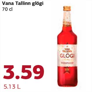 Allahindlus - Vana Tallinn glögi 70 cl