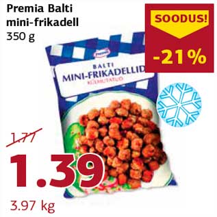 Allahindlus - Premia Balti mini-frikadell 350 g