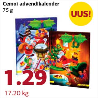 Allahindlus - Cemoi advendikalender 75 g