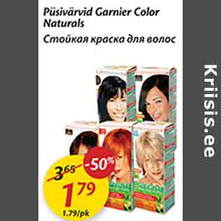 Allahindlus - Püsivärvid Garnier Color Naturals