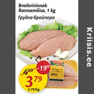 Allahindlus - Broileririnnak Rannamõisa, 1 kg