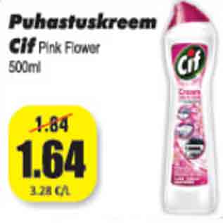 Allahindlus - Puhastuskreem Cif 500 ml