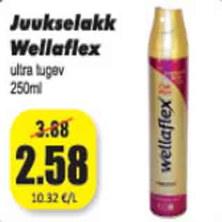 Allahindlus - Juukselakk Wellaflex 250 ml