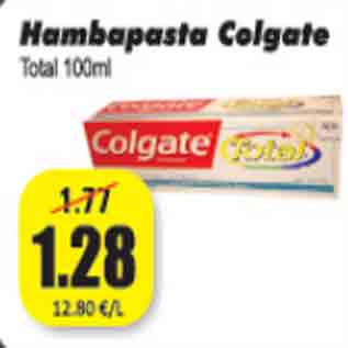 Allahindlus - Hambapasta Colgate 100 ml