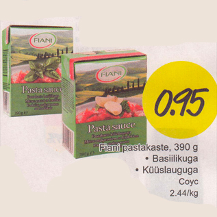 Allahindlus - Fiani pastakaste, 390 g