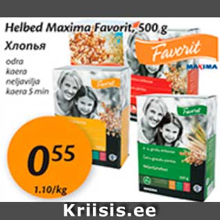 Allahindlus - Helbed Maxima Favorit, 500 g