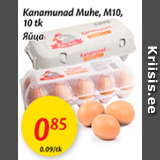 Allahindlus - Kanamunad Muhe, M10, 10 tk