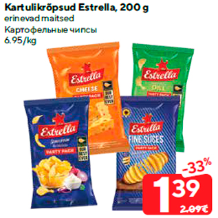 Allahindlus - Kartulikrõpsud Estrella, 200 g