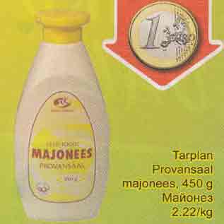 Allahindlus - Tarplan Provansaal majonees, 450 g