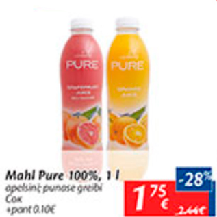 Allahindlus - Mahl Pure 100%, 1 l