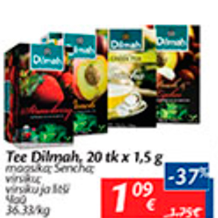 Allahindlus - Tee Dilmah, 20 tk x 1,5 g