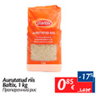 Allahindlus - Aurutatud riis Baltix, 1 kg