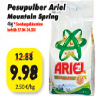 Allahindlus - Pesupulber Ariel Meuntain Spring 4kg