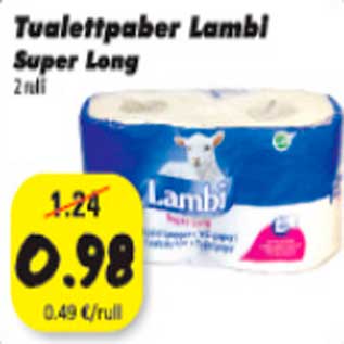 Allahindlus - Tualettpaber Lambi Super Long