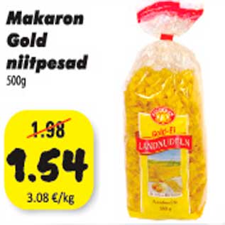 Allahindlus - Makaron Gold niitpesad 500g