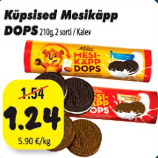 Allahindlus - Küpsised Mesikäpp DOPS 210g 2 sorti