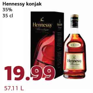 Allahindlus - Hennessy konjak 35% 35 cl