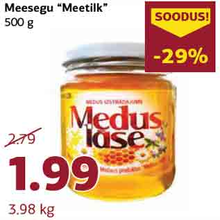 Allahindlus - Meesegu “Meetilk” 500 g