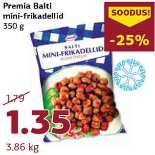 Allahindlus - Premia Balti mini-frikadellid 350 g