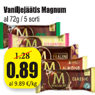 Allahindlus - Vaniljejäätis Magnum