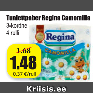 Allahindlus - Tualettpaber Regina Camomilla