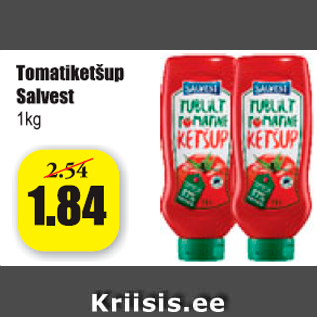 Allahindlus - Tomatiketšup Salvest 1 kg