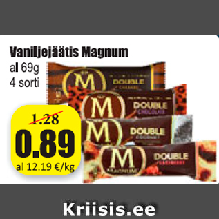 Allahindlus - Vaniljejäätis Magnum