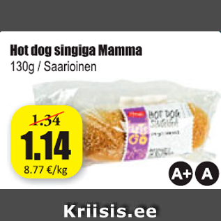 Allahindlus - Hot dog singiga Mamma