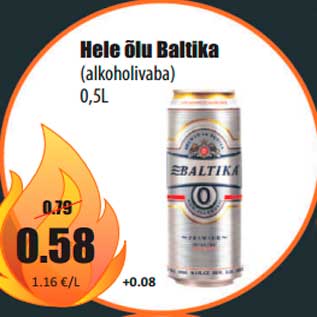 Allahindlus - Hele õlu Baltika