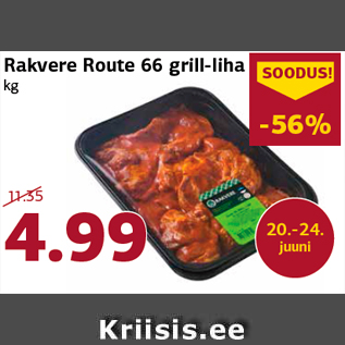 Allahindlus - Rakvere Route 66 grill-liha kg