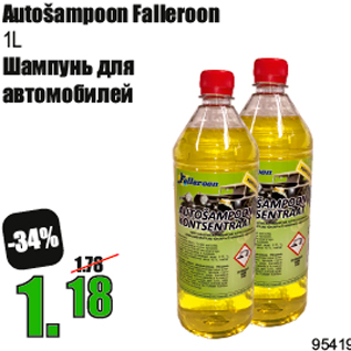 Allahindlus - Autošampoon Falleroon 1L