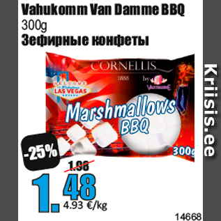 Allahindlus - Vahukomm Van Damme BBQ 300g