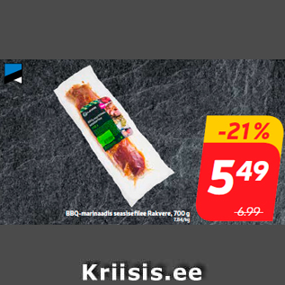 Allahindlus - BBQ-marinaadis seasisefilee Rakvere, 700 g