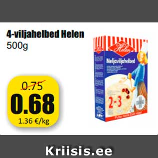 Allahindlus - 4-viljahelbed Helen 500g