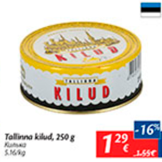 Allahindlus - Tallinna kilud, 250 g