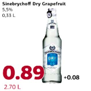 Allahindlus - Sinebrychoff Dry Grapefruit 5,5%, 0,33l