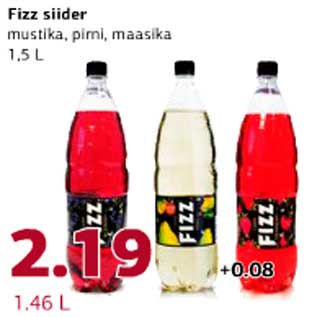 Allahindlus - Fizz siider 1,5 l