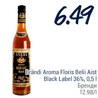 Allahindlus - Brändi Aroma Floris Belii Aist Black Label