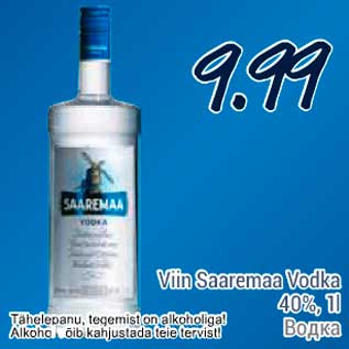 Allahindlus - Viin Saaremaa Vodka