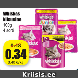 Allahindlus - Whiskas kiisueine