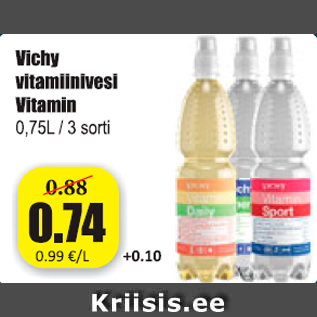 Allahindlus - Vichy vitamiinivesi Vitamin