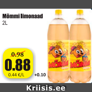 Allahindlus - Mõmmi limonaad 2 l