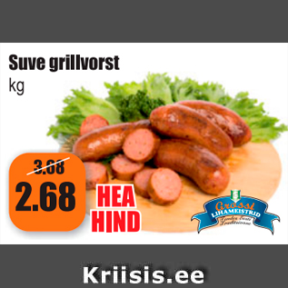 Allahindlus - Suve grillvorst kg