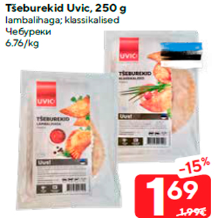 Allahindlus - Tšeburekid Uvic, 250 g