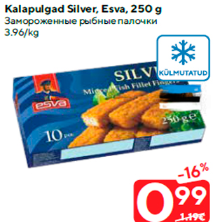 Allahindlus - Kalapulgad Silver, Esva, 250 g