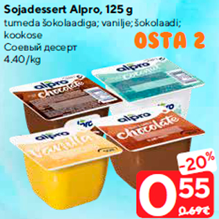 Allahindlus - Sojadessert Alpro, 125 g