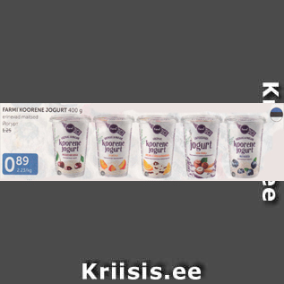 Allahindlus - FARMI KOORENE JOGURT 400 g