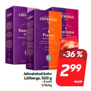 Allahindlus - Jahvatatud kohv Löfbergs, 500 g