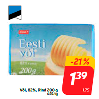 Allahindlus - Või, 82%, Rimi 200 g